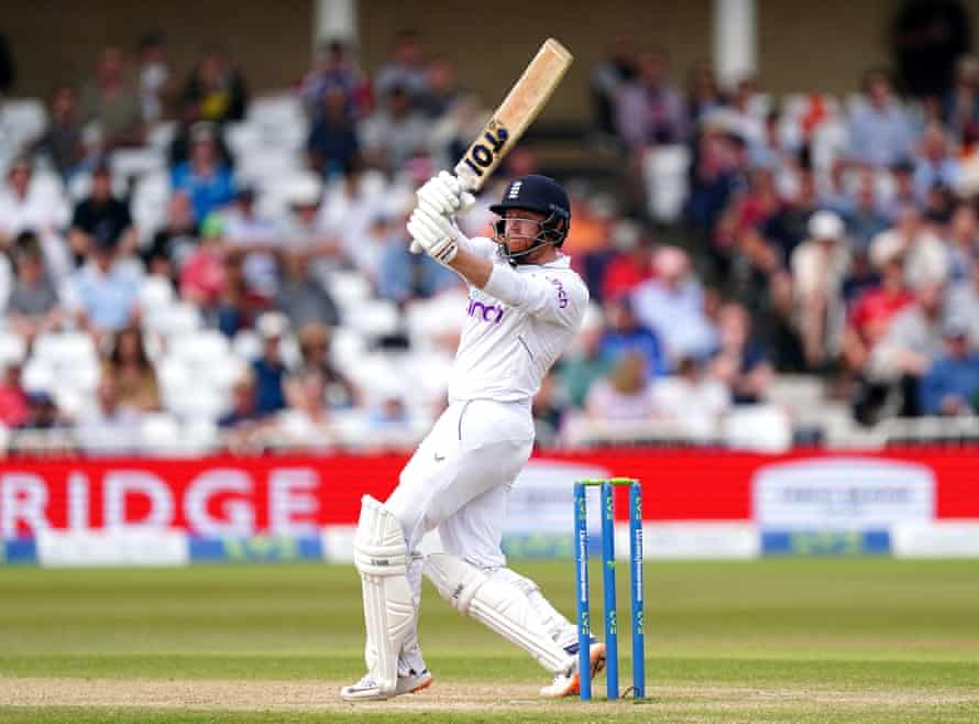 Jonny Bairstow on his way to a half century.