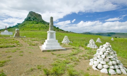 Soldiers’ graves at Sandlwana hill, Isandlwana, which normally draws many visitors.
