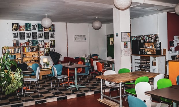 Warehouse Cafe interior,