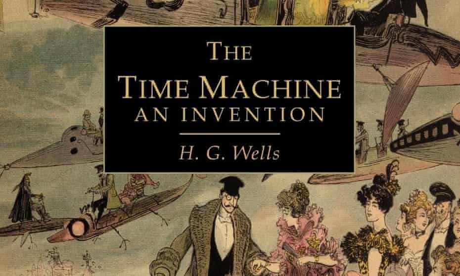 HG Wells’ The Time Machine book cover.