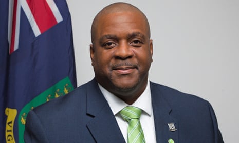 Andrew Fahie, the premier of the British Virgin Islands.
