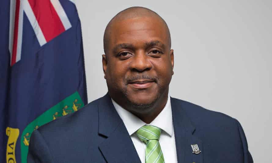 Andrew Fahie, the premier of the British Virgin Islands.