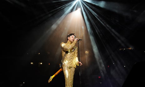 Prince during his Welcome 2 America tour at Madison Square Garden, 7 February, 2011, in New York City.