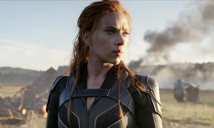 Scarlett Johansson in Black Widow.