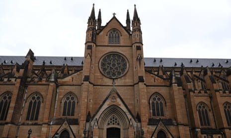The front of St Mary's Cathedral, Sydney