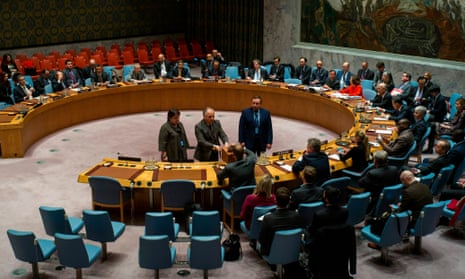 UN security council members vote for prospective members in New York.