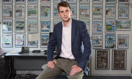 Investigations editor Tom Bristow at the Archant head offices in Norwich.