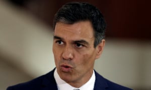 The Spanish prime minister, Pedro Sánchez