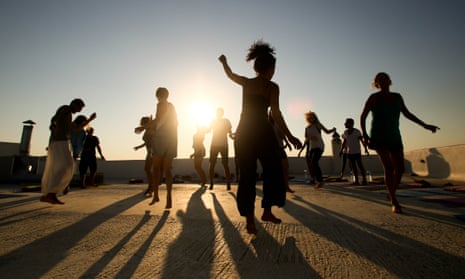 Dancing at Tao’s Center, Paros, Greece