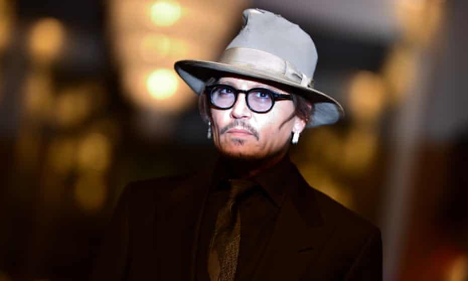 Johnny Depp arrives for the premiere of Minamata in Berlin in February. 