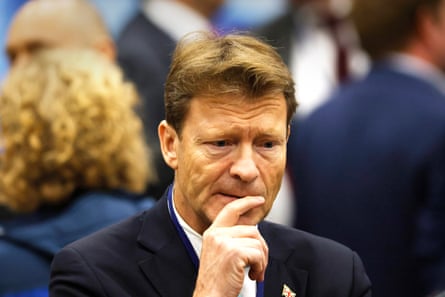 Reform UK’s Richard Tice at the Hamilton count