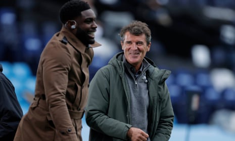 Television pundits Micah Richards and Roy Keane, stars of Sky Bet’s latest viral marketing drive.