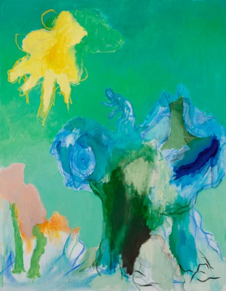Ken Kiff : Soleil jaune au-dessus de la mer, 1986.