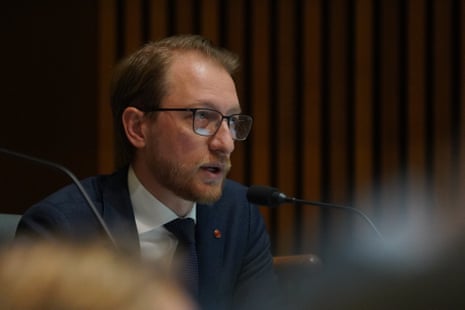 Liberal senator James Paterson.