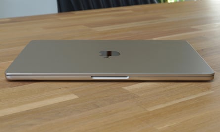 The front and top of the 13in MacBook Air M3.