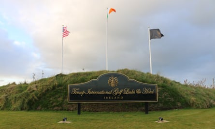 Trump has boasted about purchasing the golf resort in Doonbeg during an economic downturn in Ireland and has called the investment ‘small potatoes’.