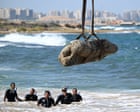 Remnants of 2,000-year-old sunken city lifted out of the sea off Alexandria