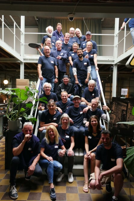 Some of the 120 members of #TeamEclair
