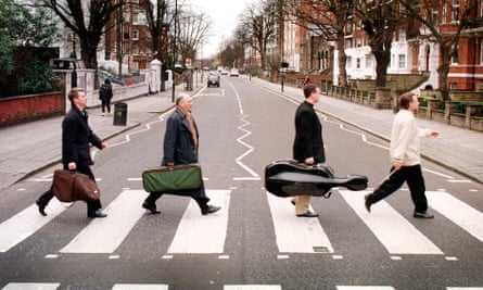 Members of the BBC Symphony Orchestra in Abbey Road