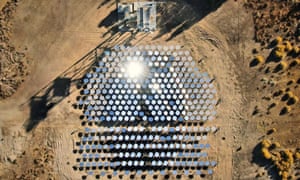 Heliogen’s solar energy plant in Lancaster, California