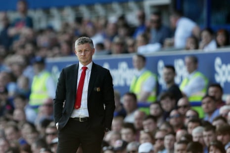 Solskjaer, not impressed by his team’s performance.