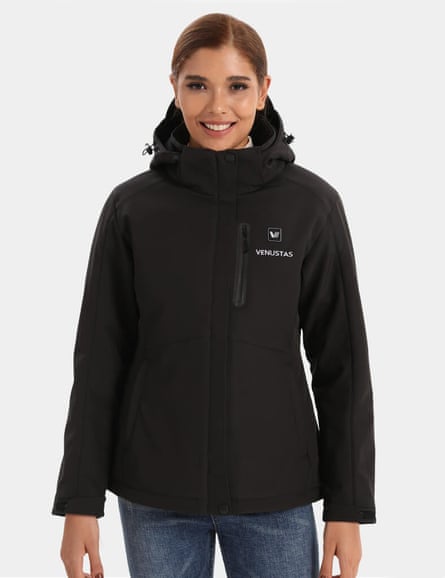 A model wearing a Venustas Heated Jacket