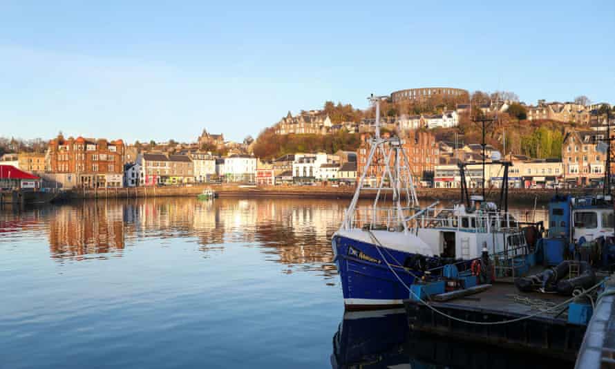 A fishing boat at Oban harbour.