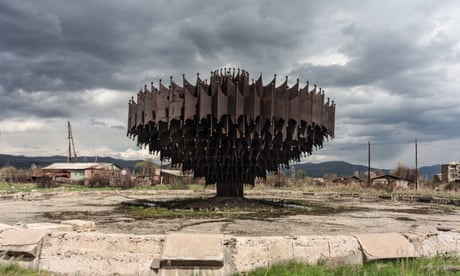 Une fontaine dans l’ancienne université technique de Gyumri, en Arménie