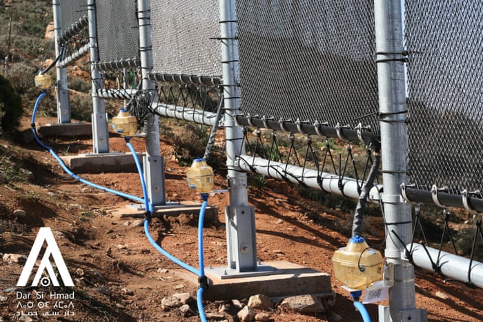 Cloud fishing' reels in precious water for villagers in rural Morocco | Global development | The Guardian