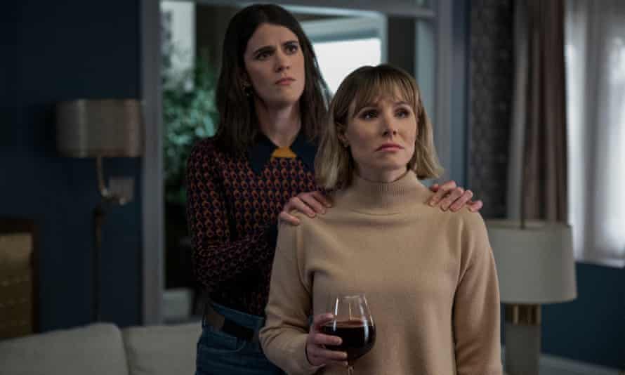 Mary Holland and Kristen Bell as Anna in The Woman in the House Across the Street from the Girl in the Window.