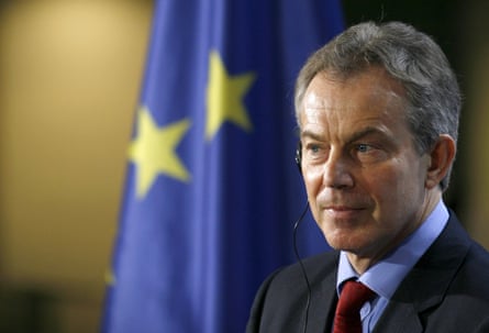 Tony Blair in Berlin, February 2007.