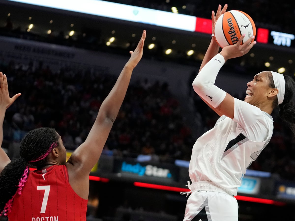 I'm so grateful': A'ja Wilson breaks WNBA scoring record as Aces down Fever | WNBA | The Guardian