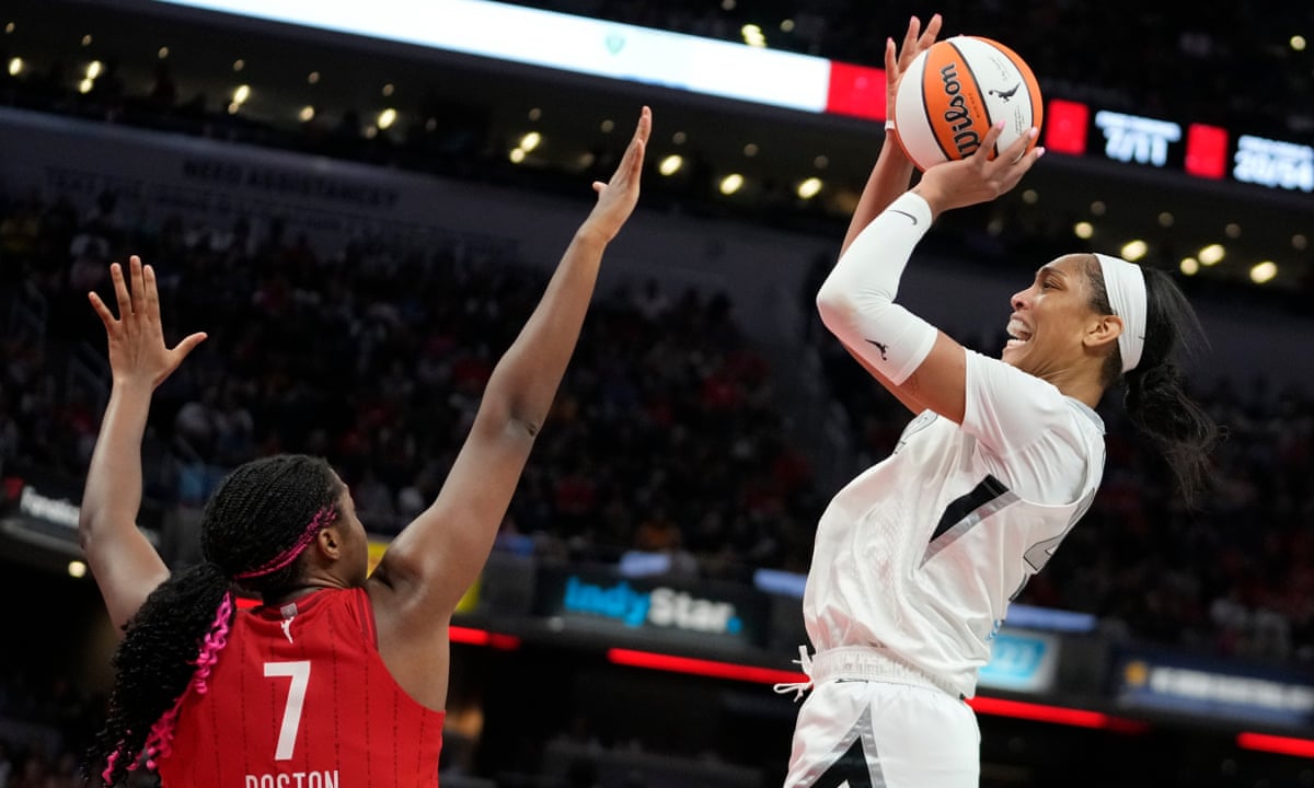 'I'm so grateful': A'ja Wilson breaks WNBA scoring record as Aces down Fever | WNBA | The Guardian