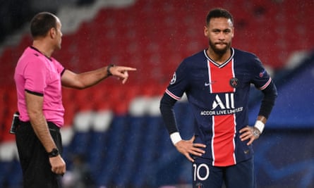 Neymar cuts a frustrated figure in Paris