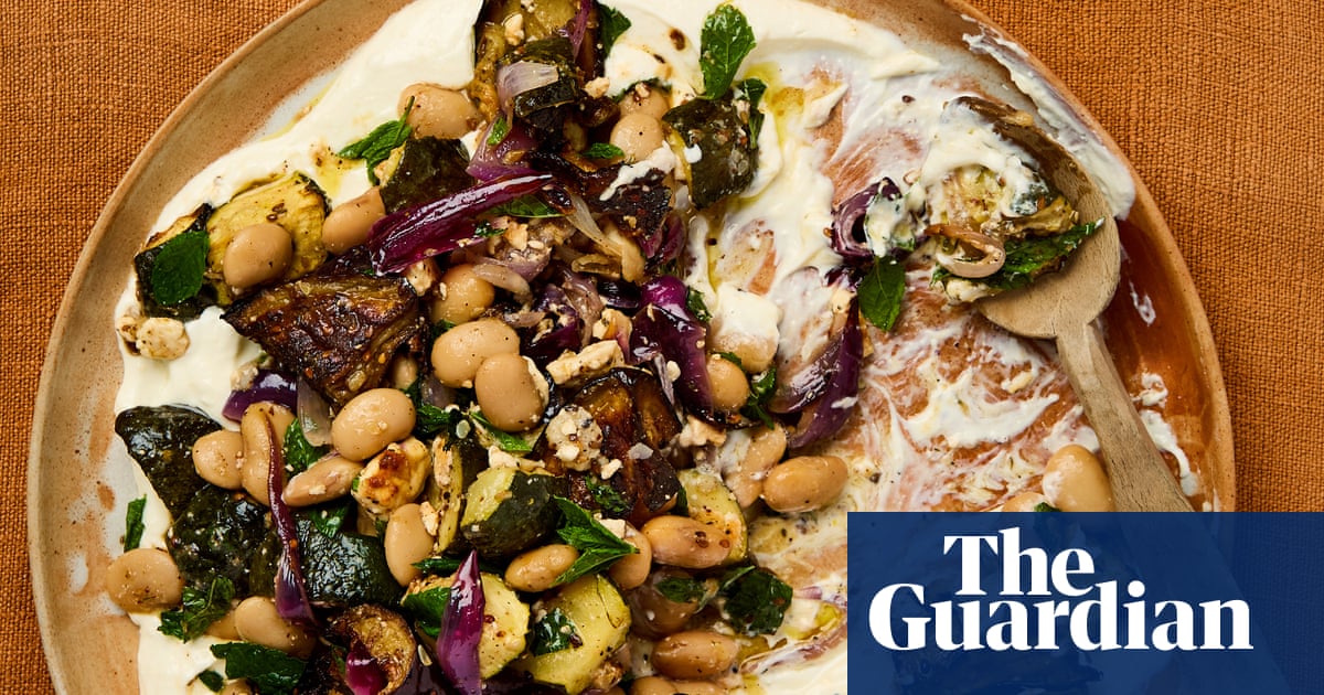 Meera Sodha’s recipe for za’atar roast vegetables with whipped feta