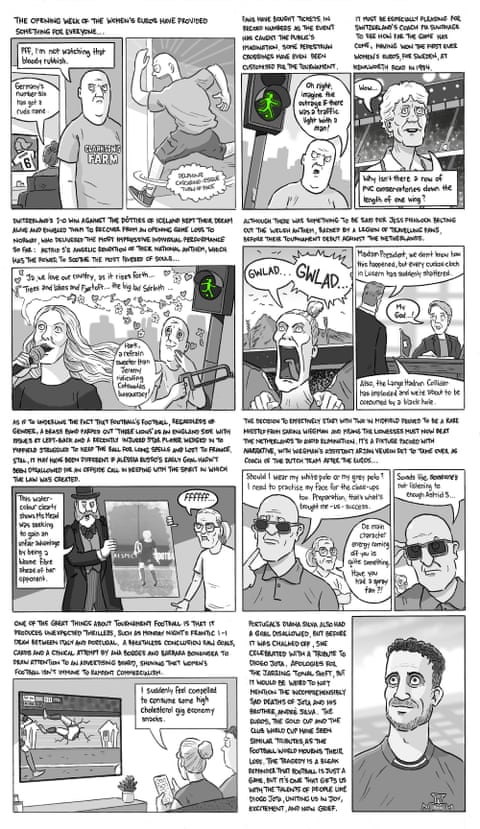 David Squires on … Euro 2025 and a reminder that football is just a game, panel 1