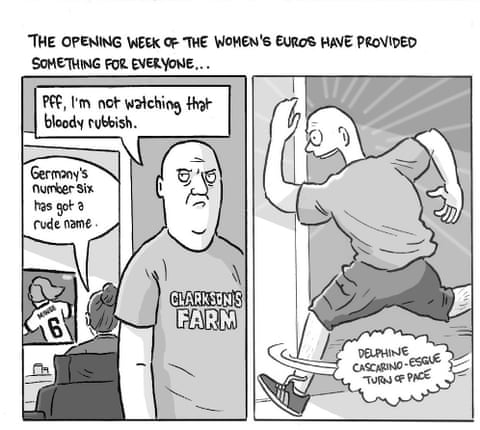 David Squires on … Euro 2025 and a reminder that football is just a game, panel 1