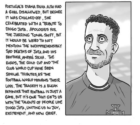 David Squires on … Euro 2025 and a reminder that football is just a game, panel 8