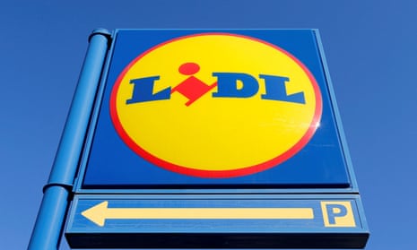 The logo of retailer Lidl.