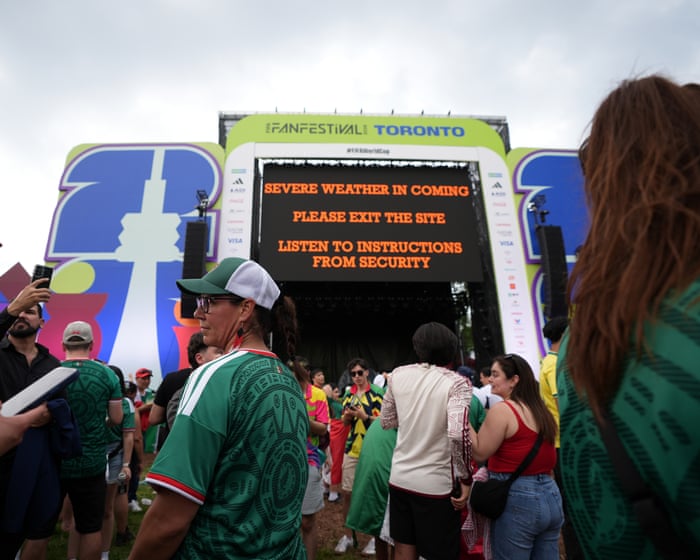 Weather tracker: heat, humidity and thunderstorms a danger at World Cup