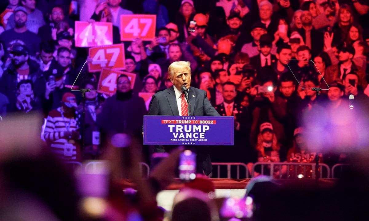 Trump promises 'historic' day one with barrage of executive orders | Donald Trump | The Guardian