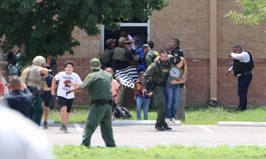 Survivors of Uvalde shooting paint horrifying picture of terror and tragedy  | Texas school shooting | The Guardian