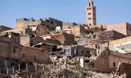 Damaged houses