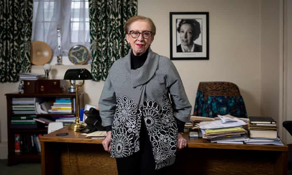 Dame Margaret Beckett MP, photographed in her office in Portcullis House, Westminster