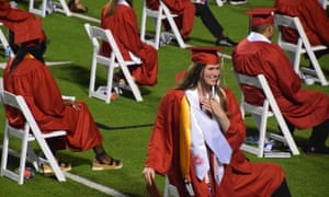 Paxton Smith at her high school graduation in Dallas in June.