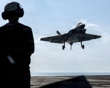 The USS Abraham Lincoln in the Arabian Sea earlier this month.