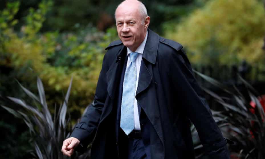 Damian Green arrives in Downing Street on Monday