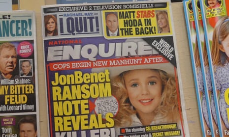 National Enquirer, which was last week found to have suppressed a story on behalf of Donald Trump.