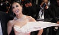 Demi Moore on the "The Substance" Red Carpet at Cannes, with extraordinary dress