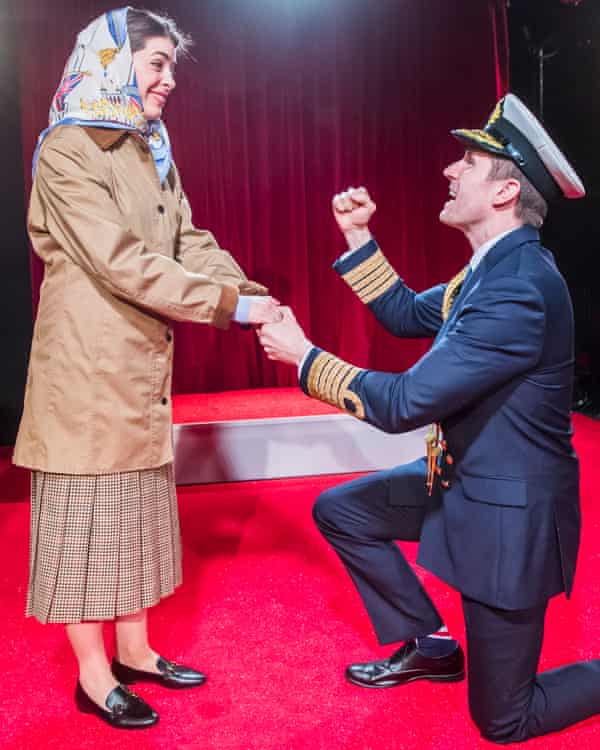 Rosie Holt and Brendan Murphy in The Crown Dual by Daniel Clarkson at King’s Head, London. Directed by Owen Lewis.
